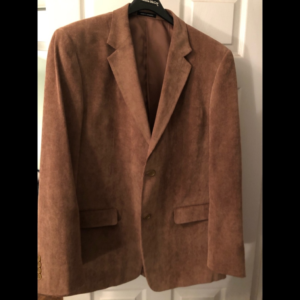 Men’s tan coloured sports coat  (corduroy)